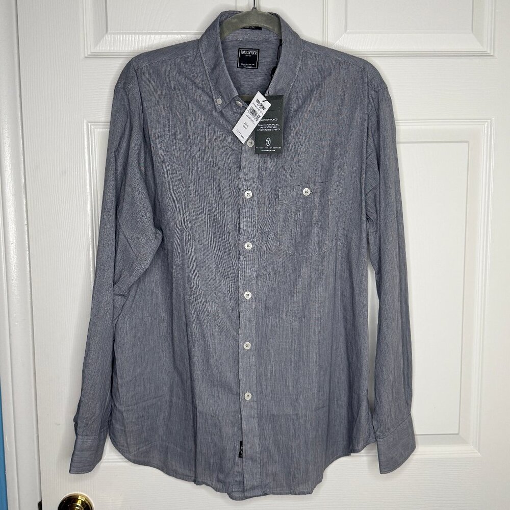 Todd Snyder Summerweight Favorite Shirt in Chambray Blue NWT - Picture 2 of 9
